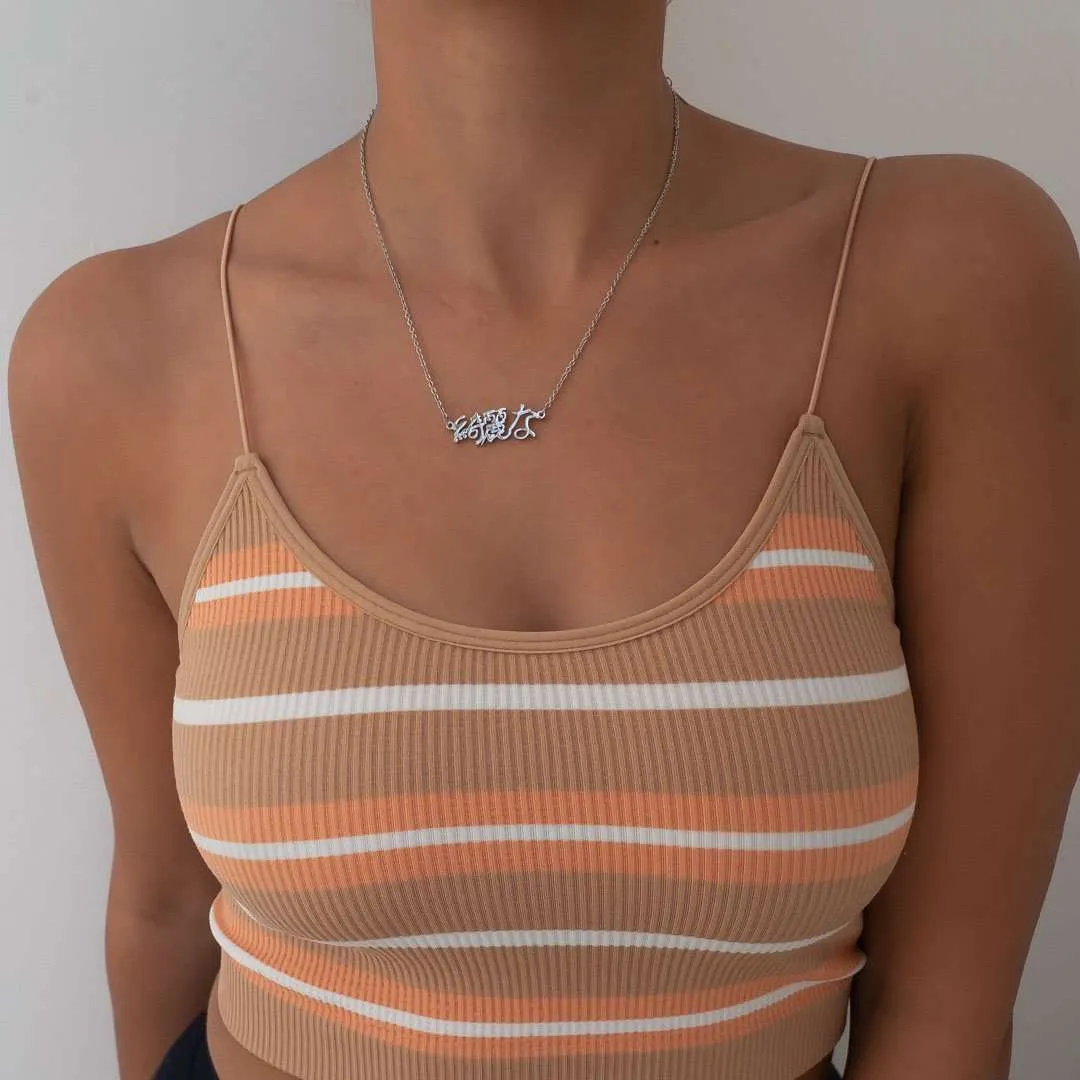 Japanese Custom Name Necklace sold by PRYA product image thumbnail 5