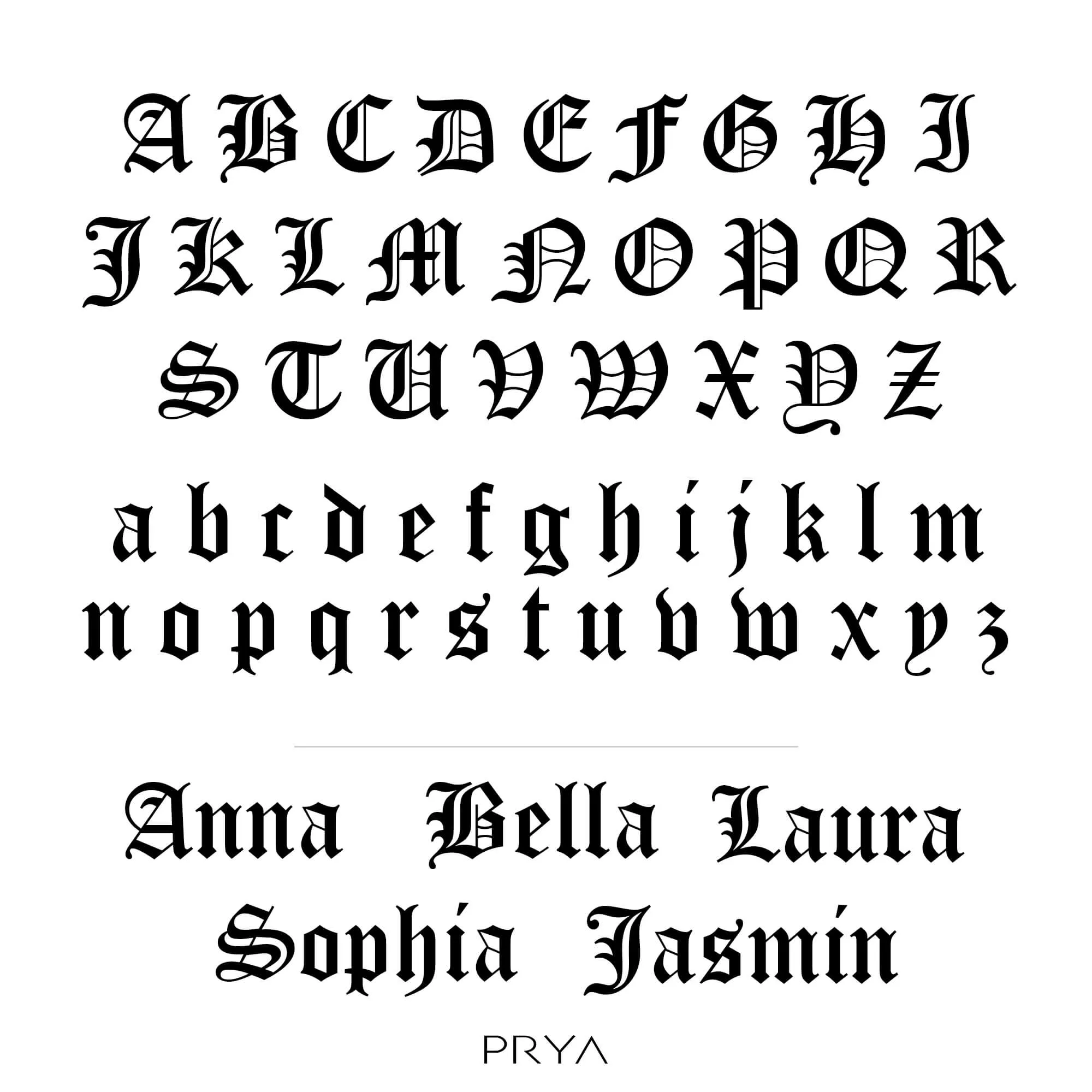 Old English Name Plate Necklace sold by PRYA product image thumbnail 4