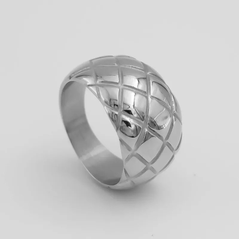 Kara Dome Ring | Silver sold by PRYA