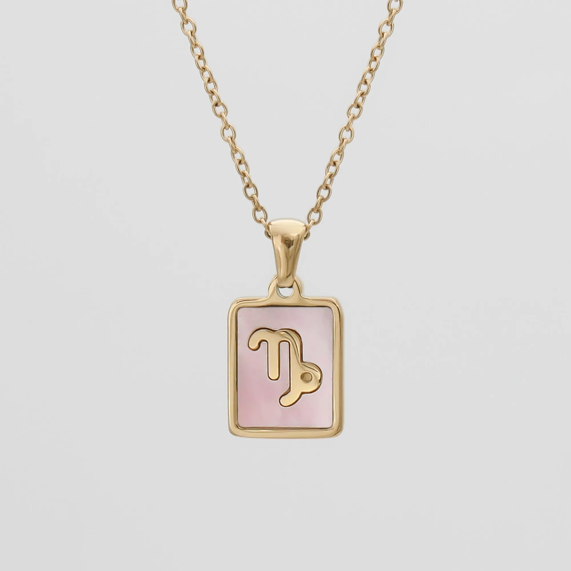 Pink Zodiac Symbol Necklace sold by PRYA product image thumbnail 5