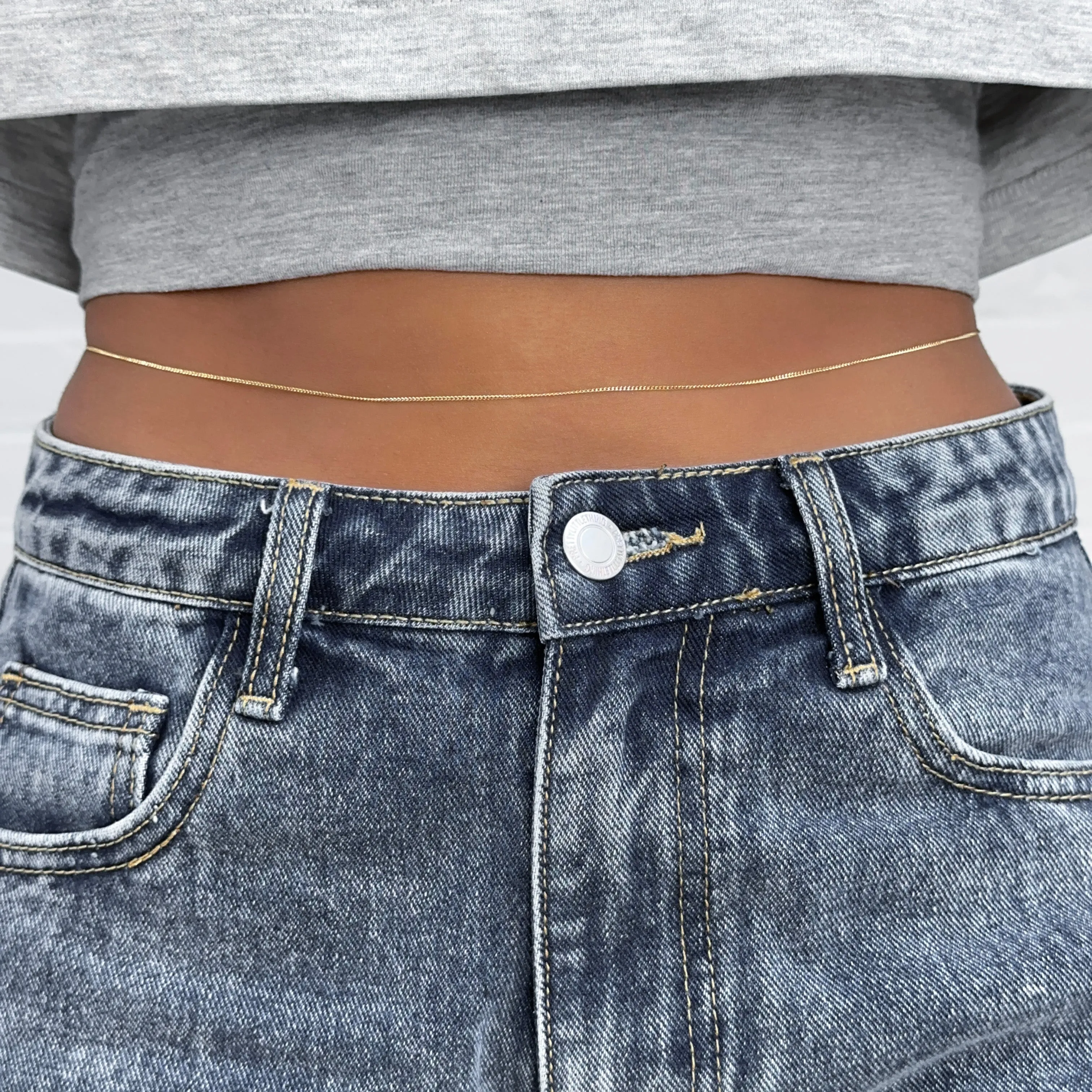 Mini Curb Belly Chain sold by PRYA product image thumbnail 2