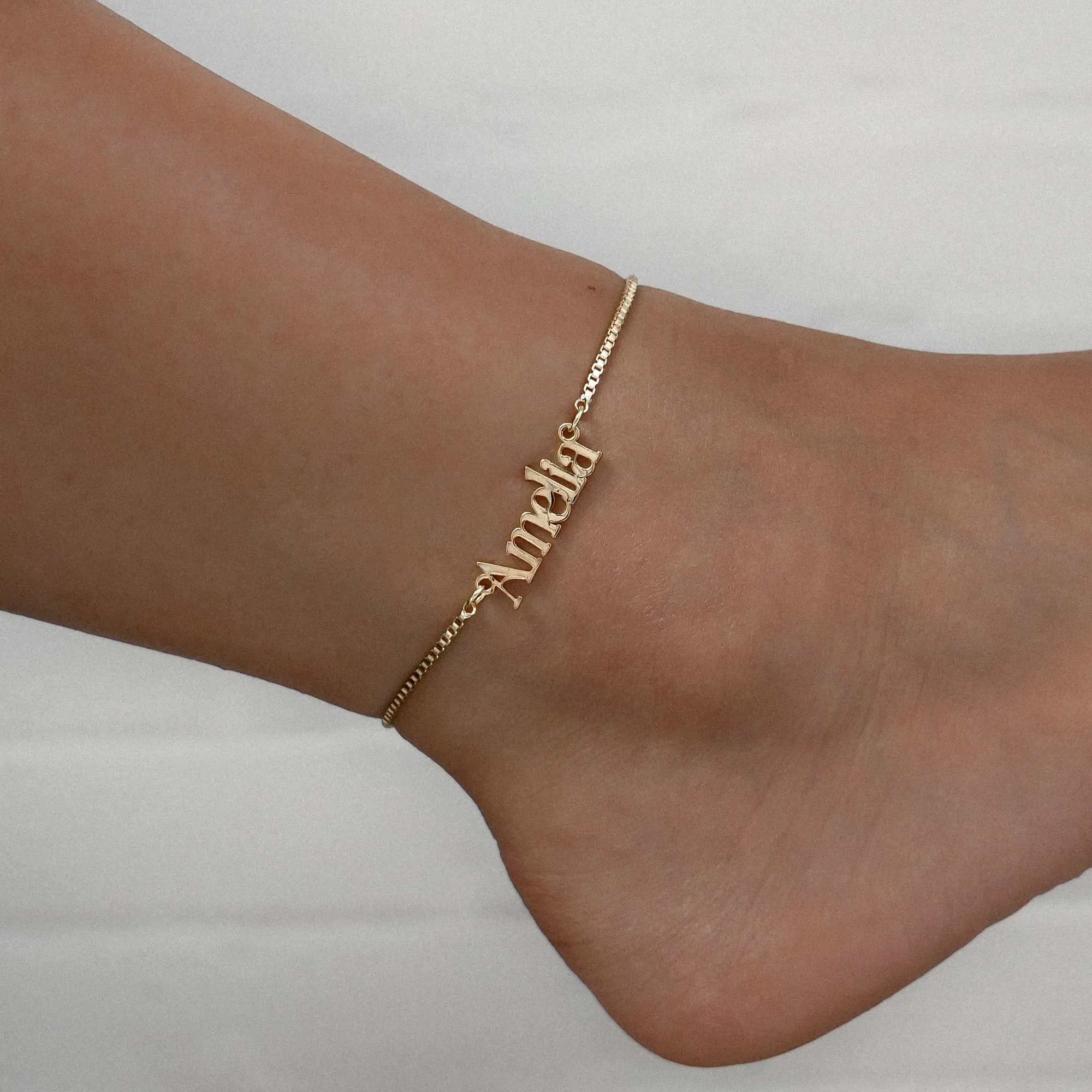 Dubai Custom Name Anklet sold by PRYA product image thumbnail 2
