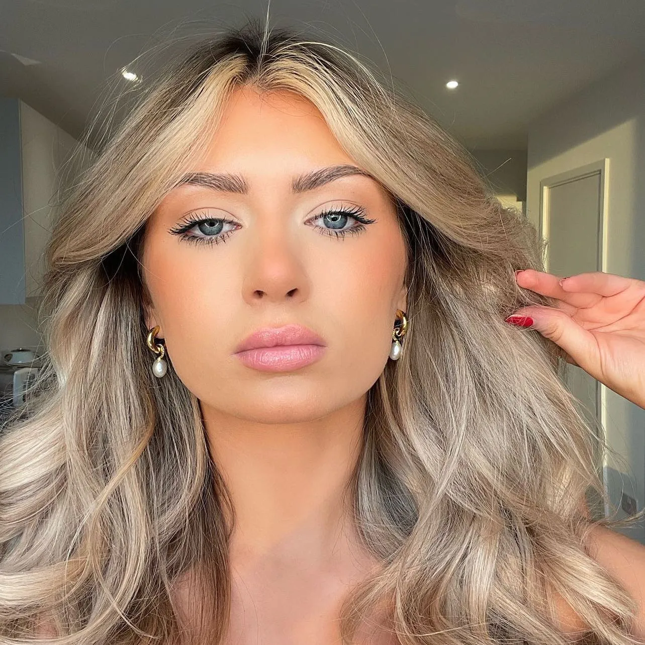 Nala Pearl Earrings sold by PRYA product image thumbnail 2