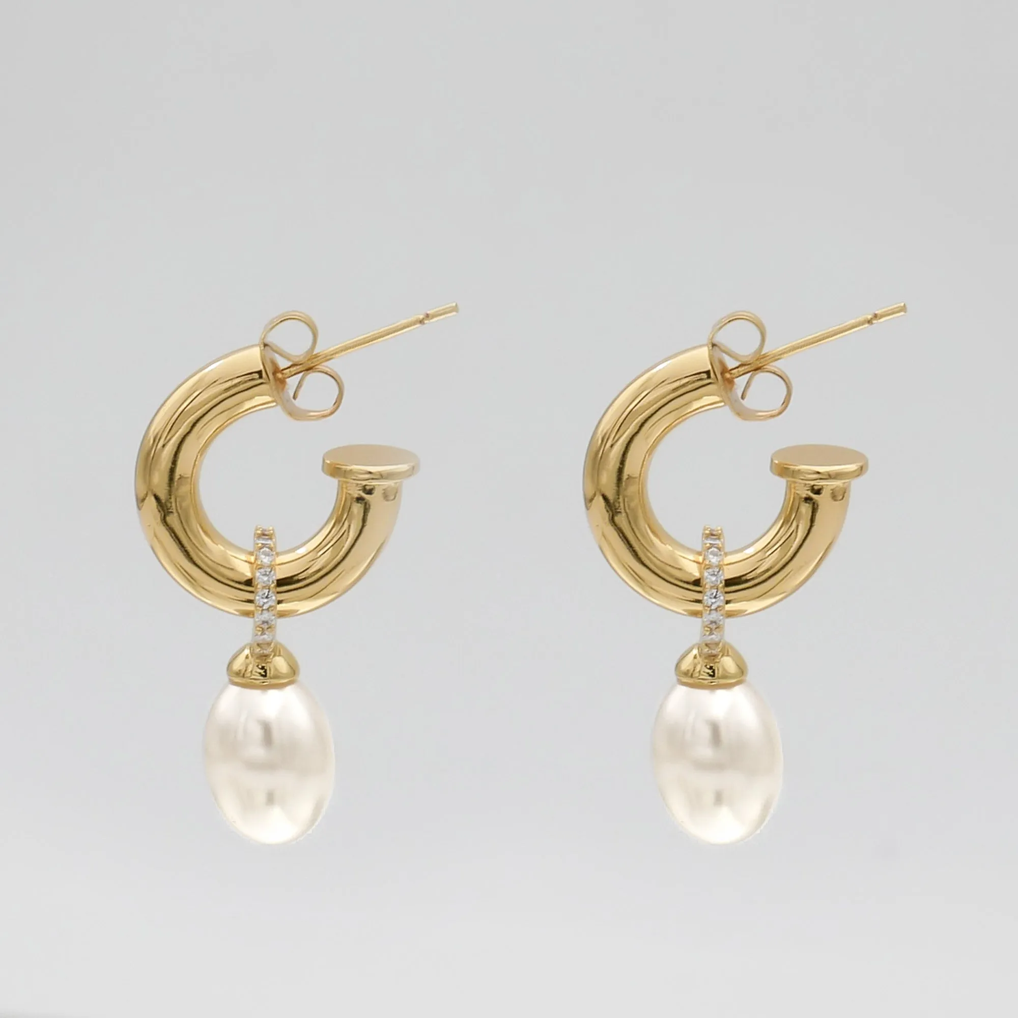 Nala Pearl Earrings sold by PRYA product image thumbnail 3