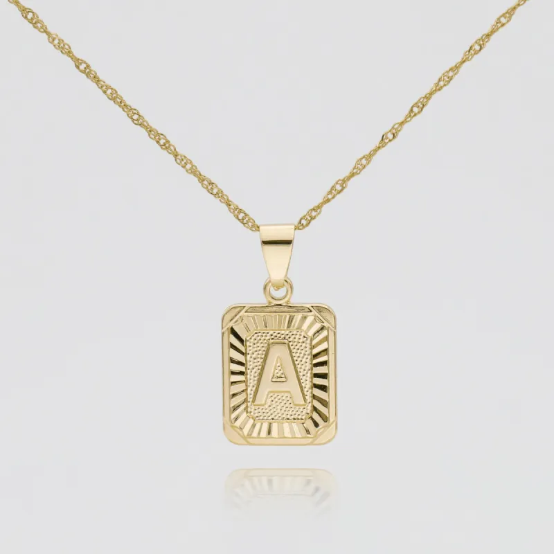 Classic Initial Necklace sold by PRYA