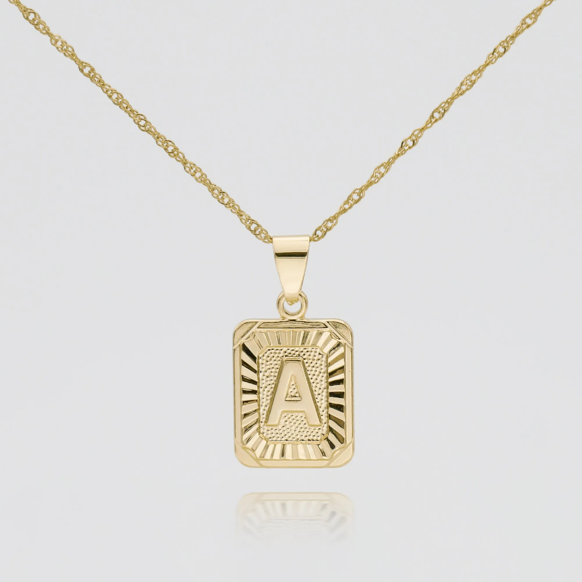 Classic Initial Necklace sold by PRYA