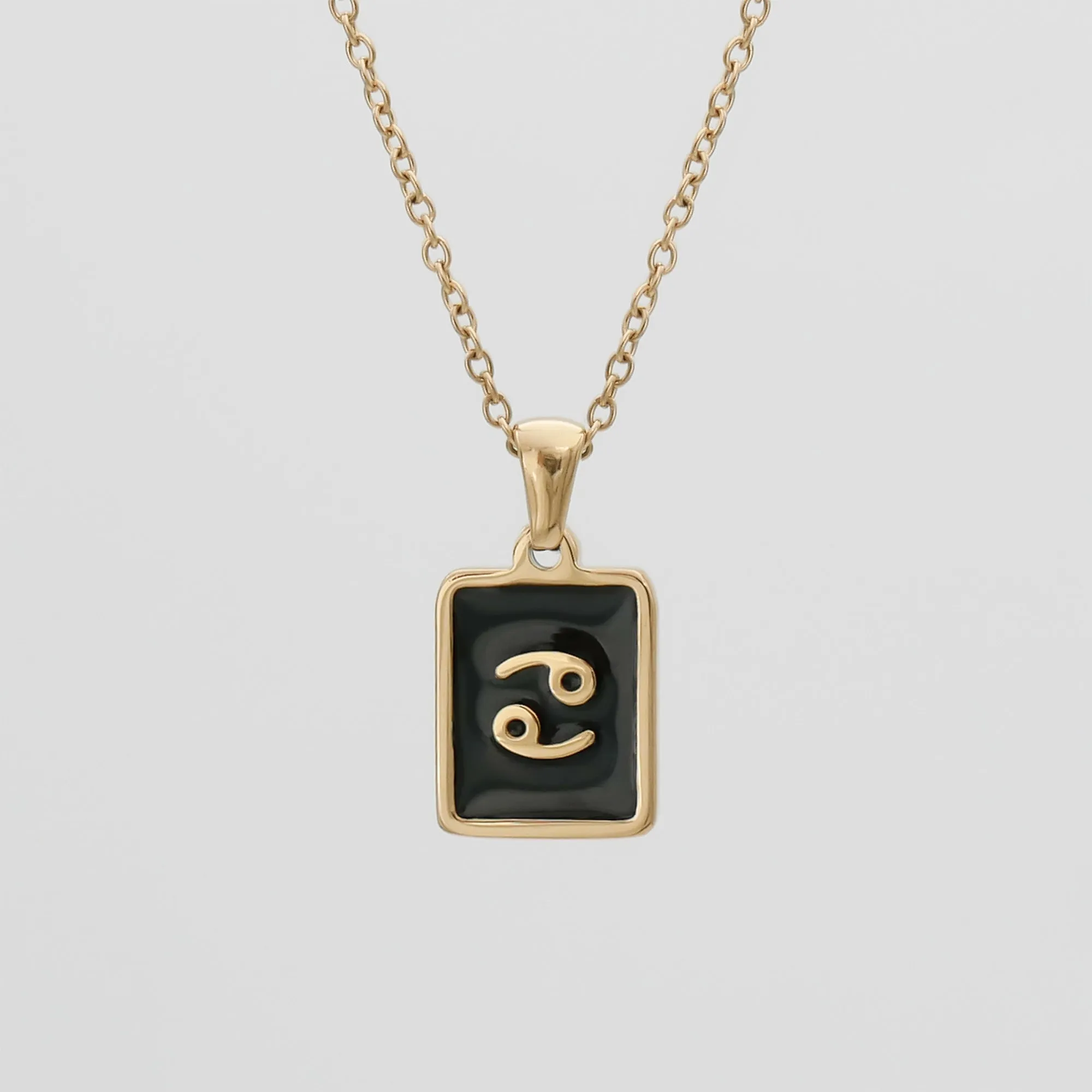 Onyx Zodiac Symbol Necklace sold by PRYA product image thumbnail 5