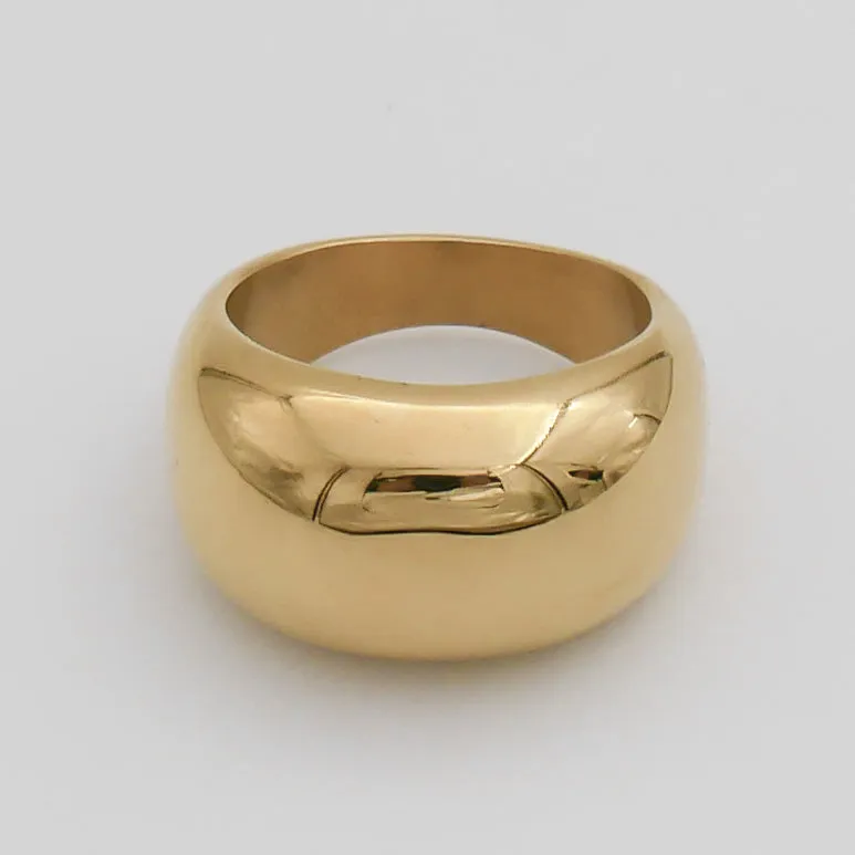 Alexa Dome Ring | Gold sold by PRYA product image thumbnail 4