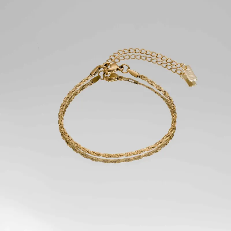 Flat Rope Chain Anklet sold by PRYA