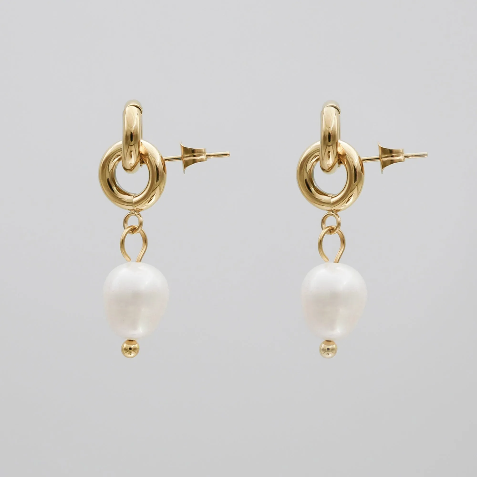 Alicia Pearl Interlocked Earrings sold by PRYA product image thumbnail 3
