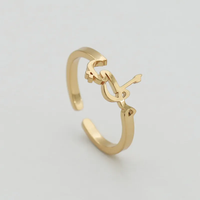 Arabic Custom Name Ring made by PRYA