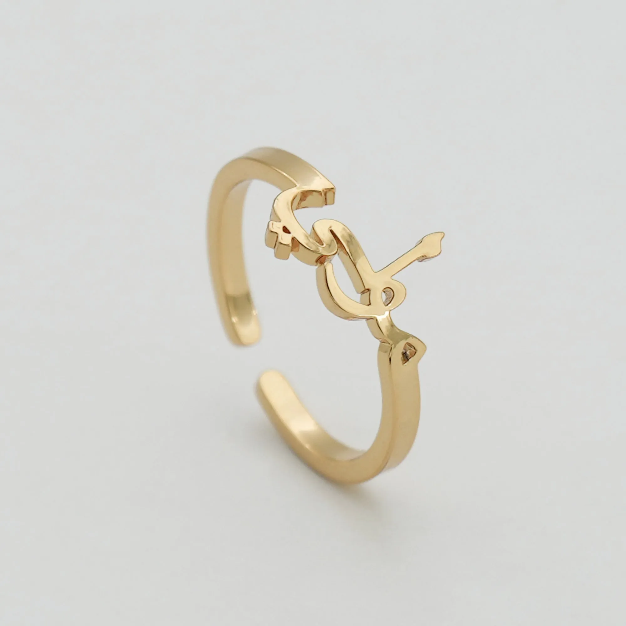 Arabic Custom Name Ring sold by PRYA