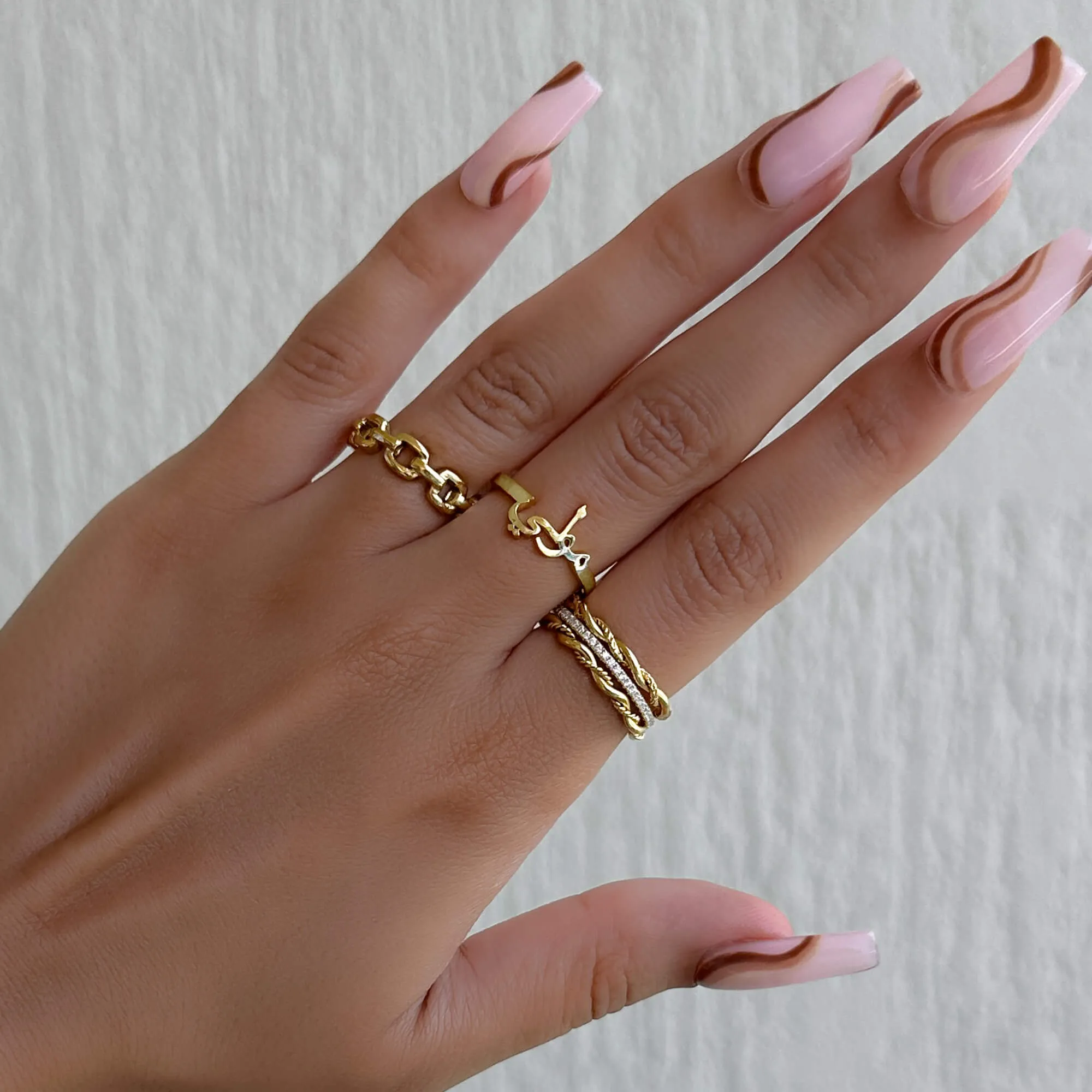 Arabic Custom Name Ring sold by PRYA product image thumbnail 2