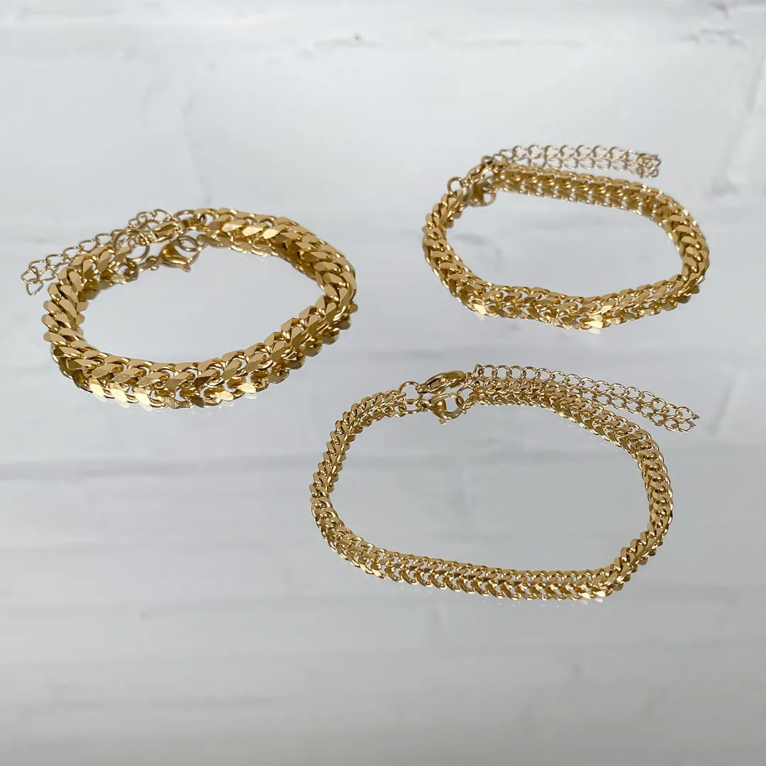 Classic Cuban Anklet Gold sold by PRYA