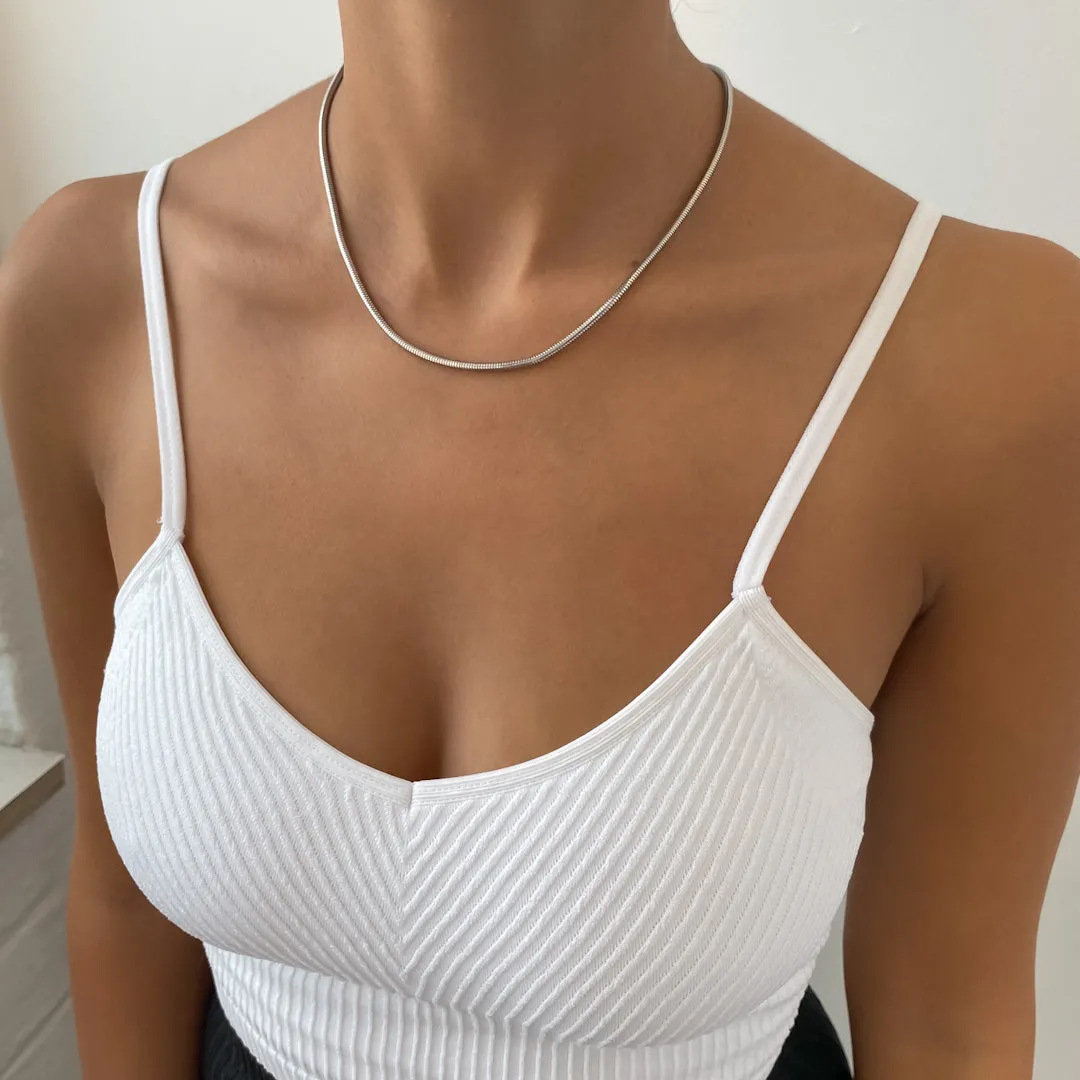 Snake Chain | Silver sold by PRYA product image thumbnail 3