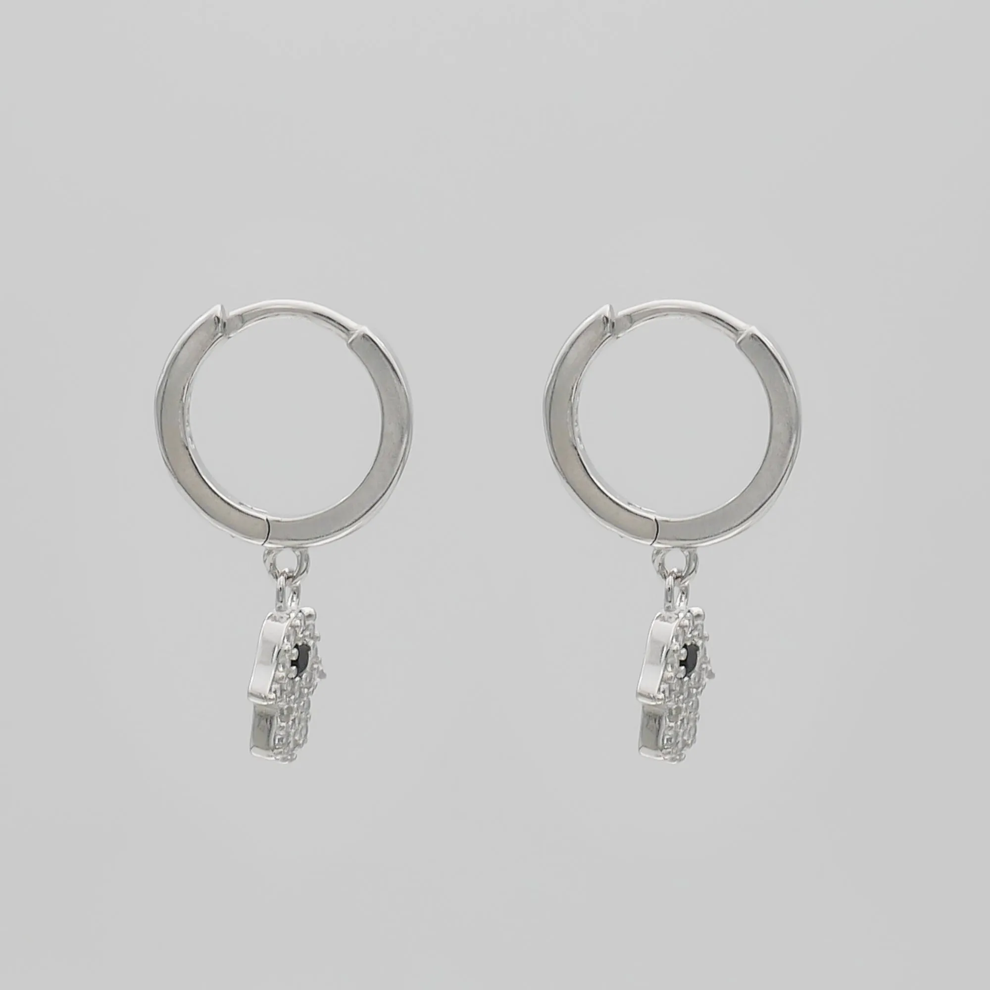 Hand of Hamsa Huggie Earrings sold by PRYA product image thumbnail 3