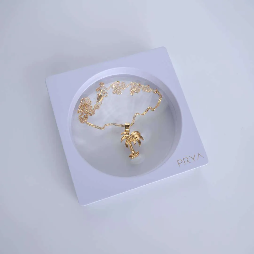 Palm Tree Necklace sold by PRYA product image thumbnail 2