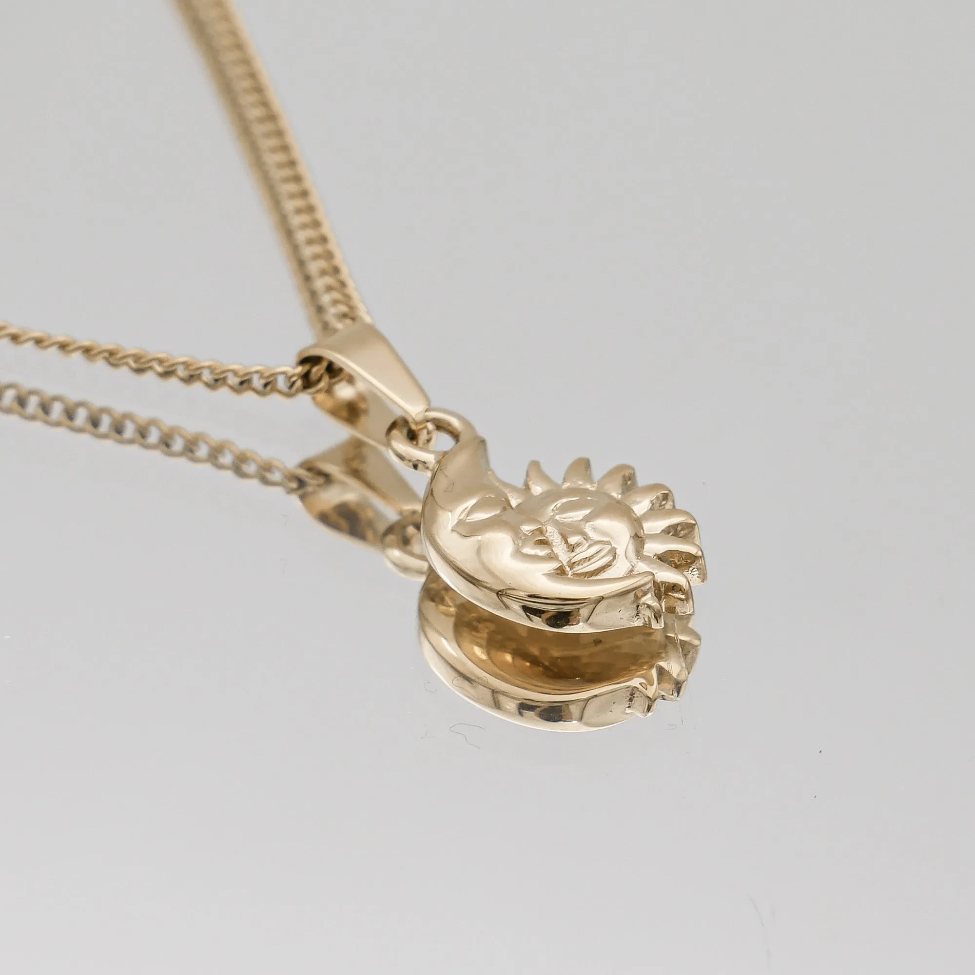 Moon and Sun Pendant Necklace sold by PRYA product image thumbnail 2