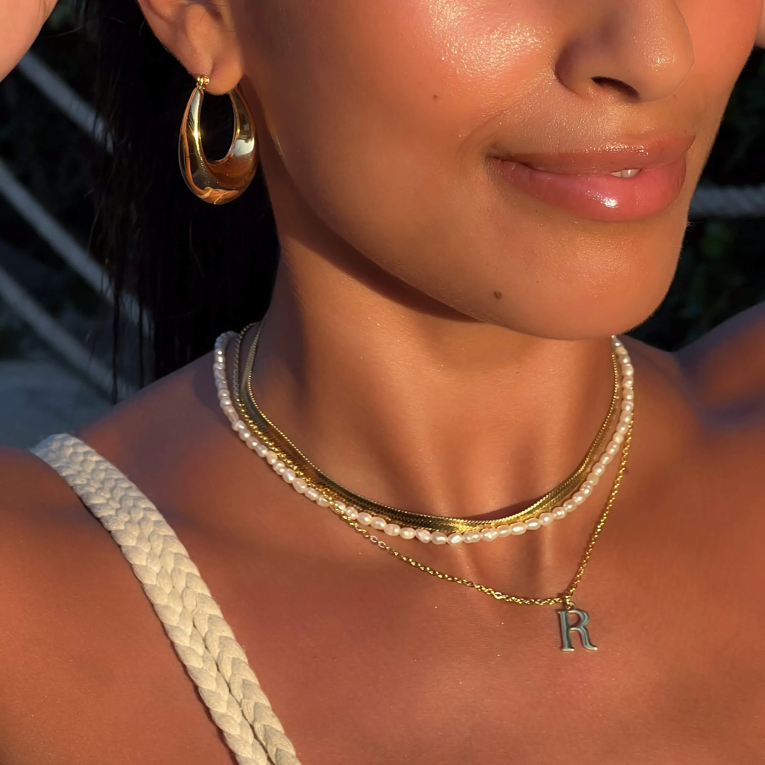 Alyssa Hoop Earrings sold by PRYA product image thumbnail 2