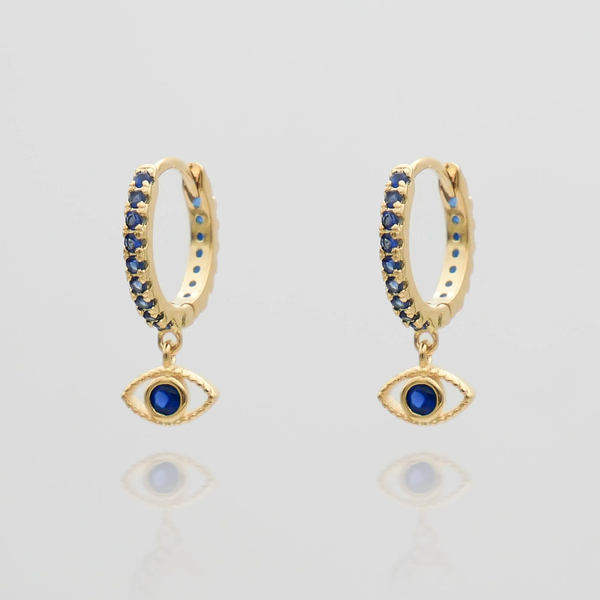 Ana Eye Huggie Earrings sold by PRYA product image thumbnail 3