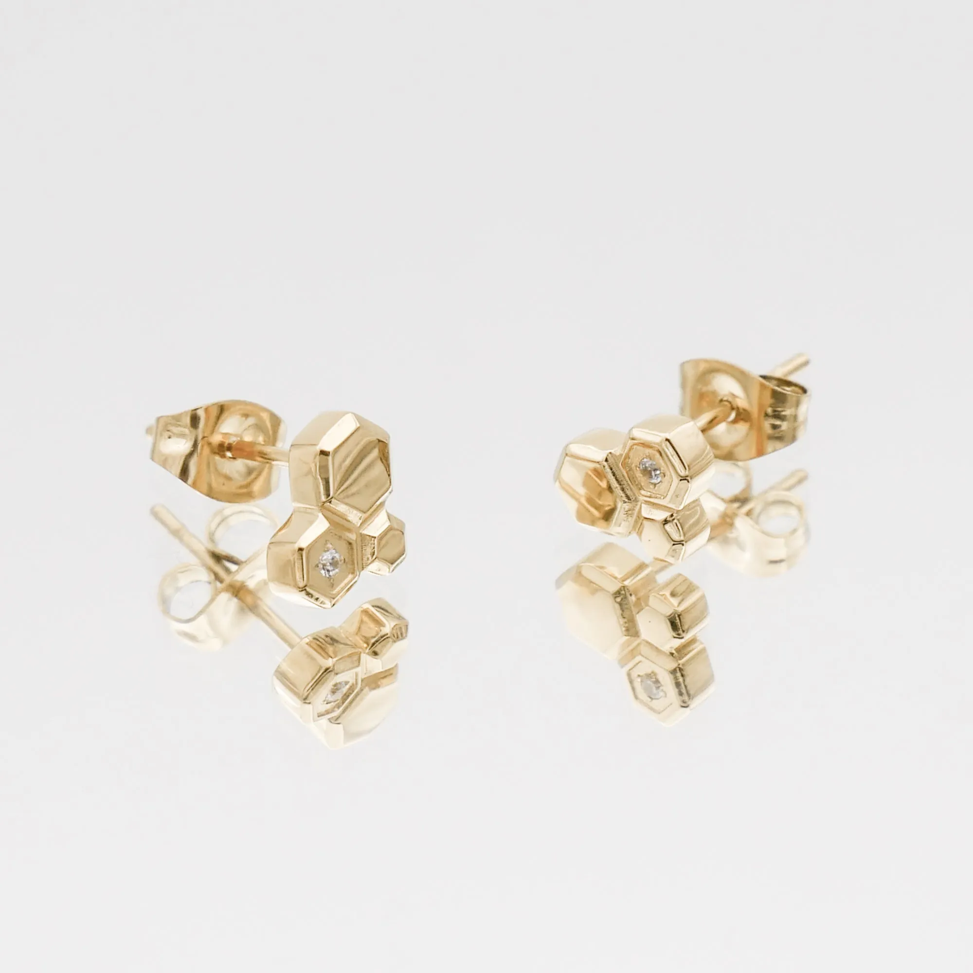 Ruby Stud earrings sold by PRYA product image thumbnail 2