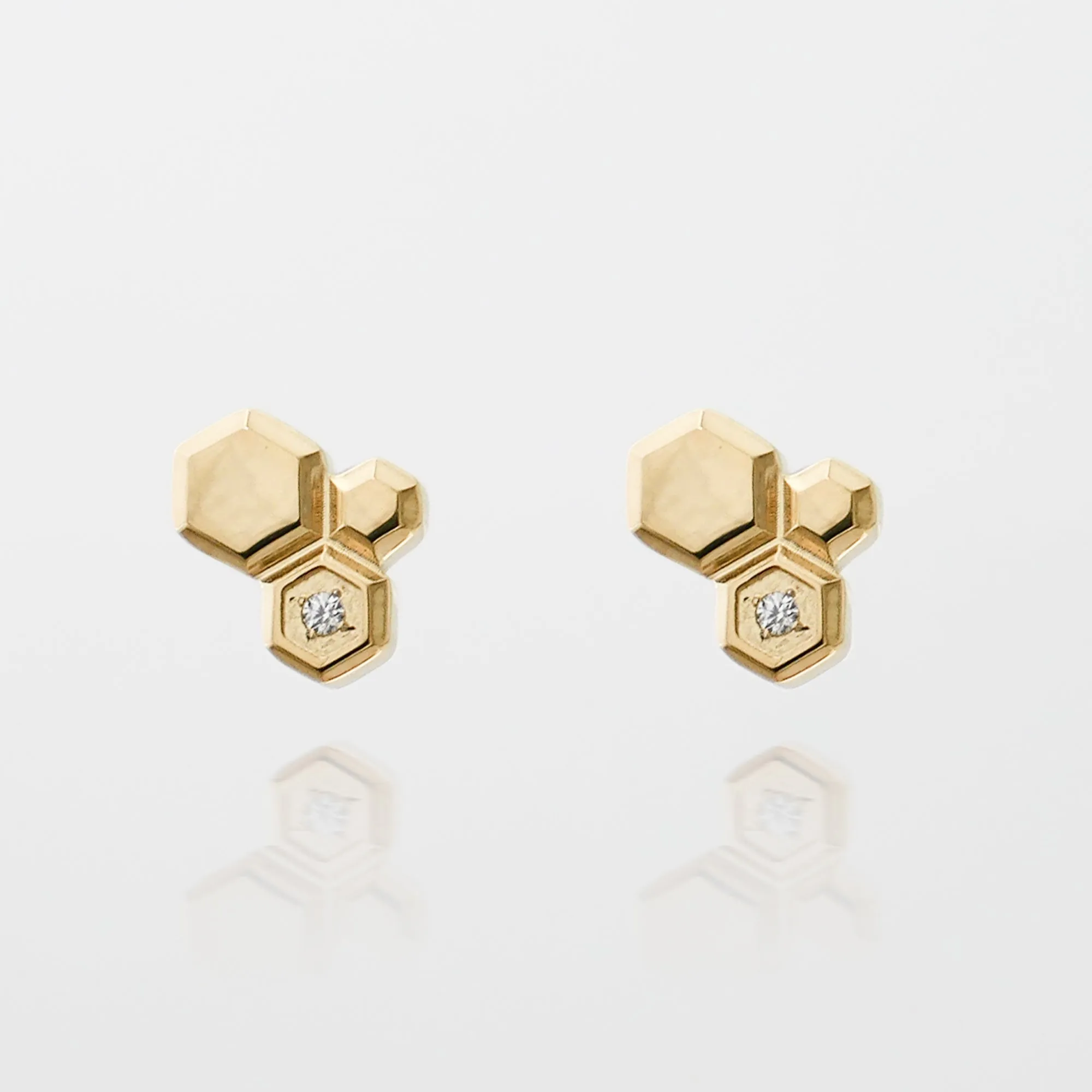 Ruby Stud earrings sold by PRYA product image thumbnail 3