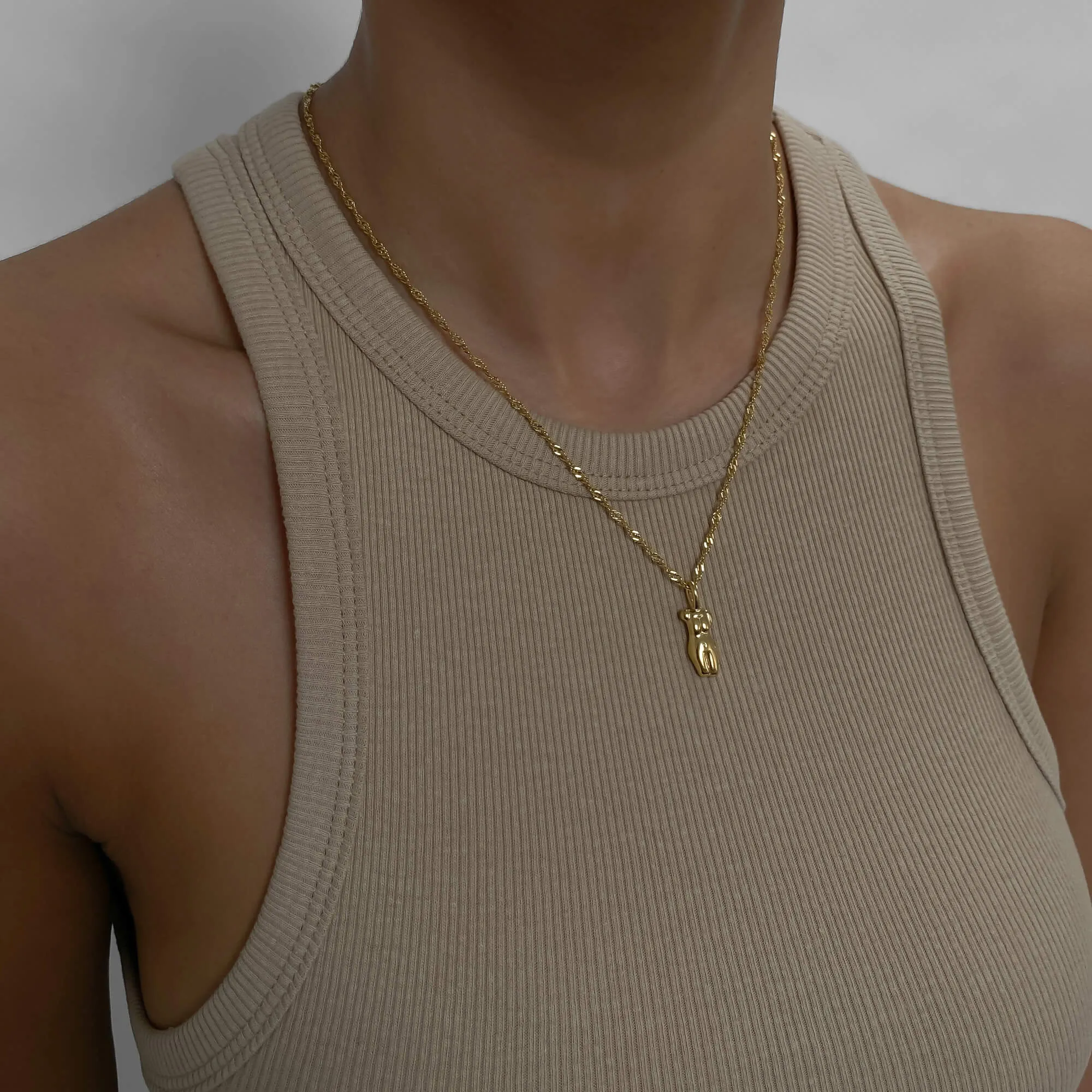 Kaya Figure Pendant Necklace sold by PRYA product image thumbnail 4