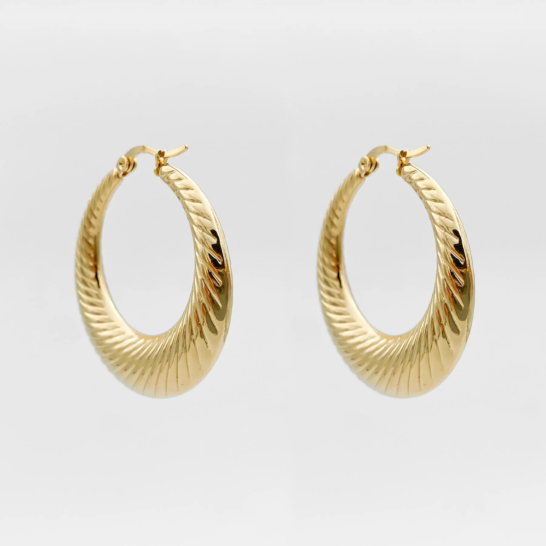 Julia Gold Filled Hoops sold by PRYA