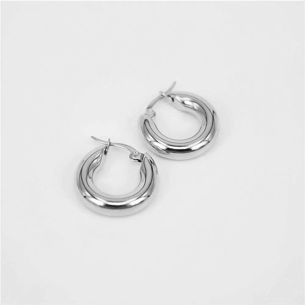 Classic Silver Filled Hoops sold by PRYA product image thumbnail 5