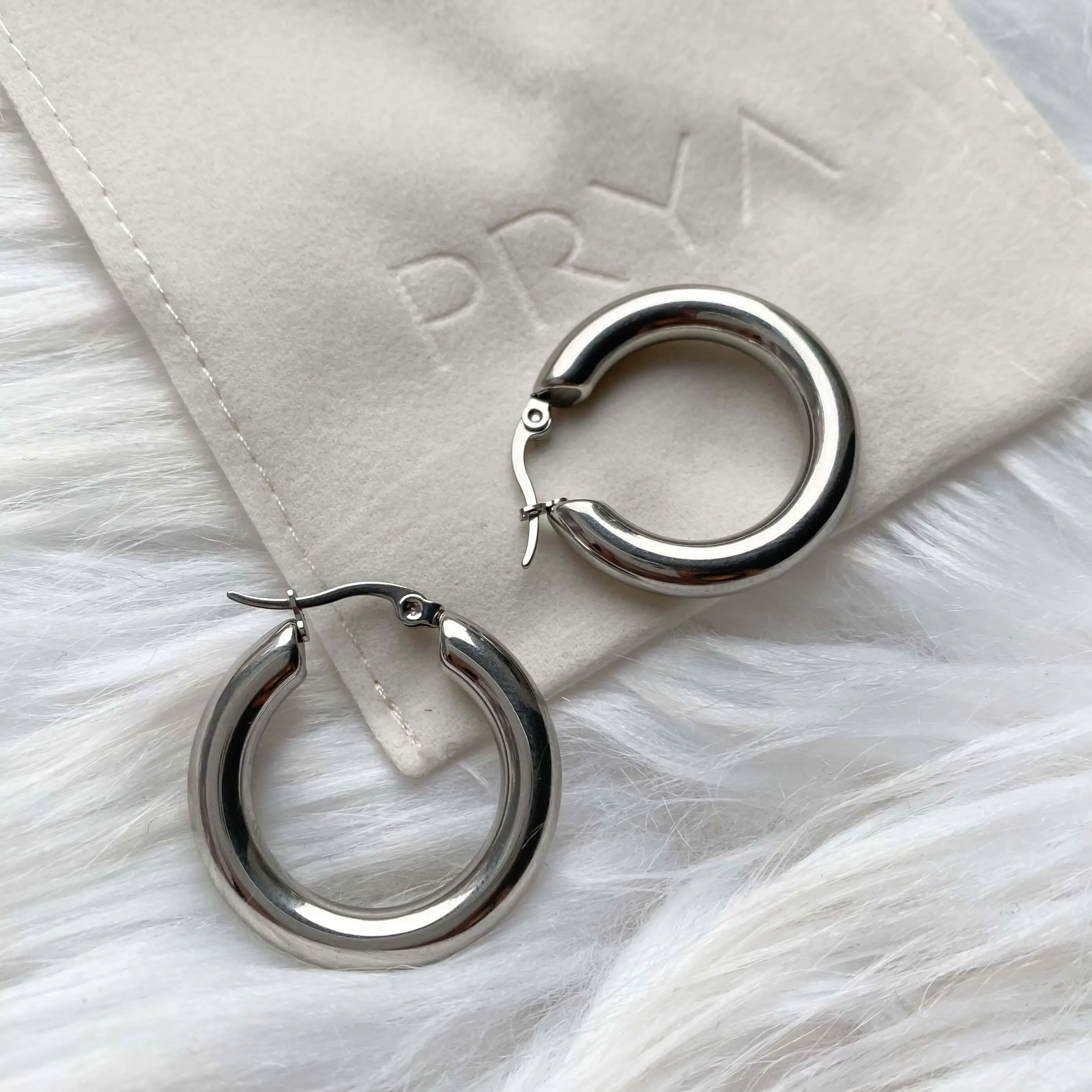 Classic Silver Filled Hoops sold by PRYA product image thumbnail 3