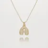 ICY Bubble Letter Initial Necklace sold by PRYA
