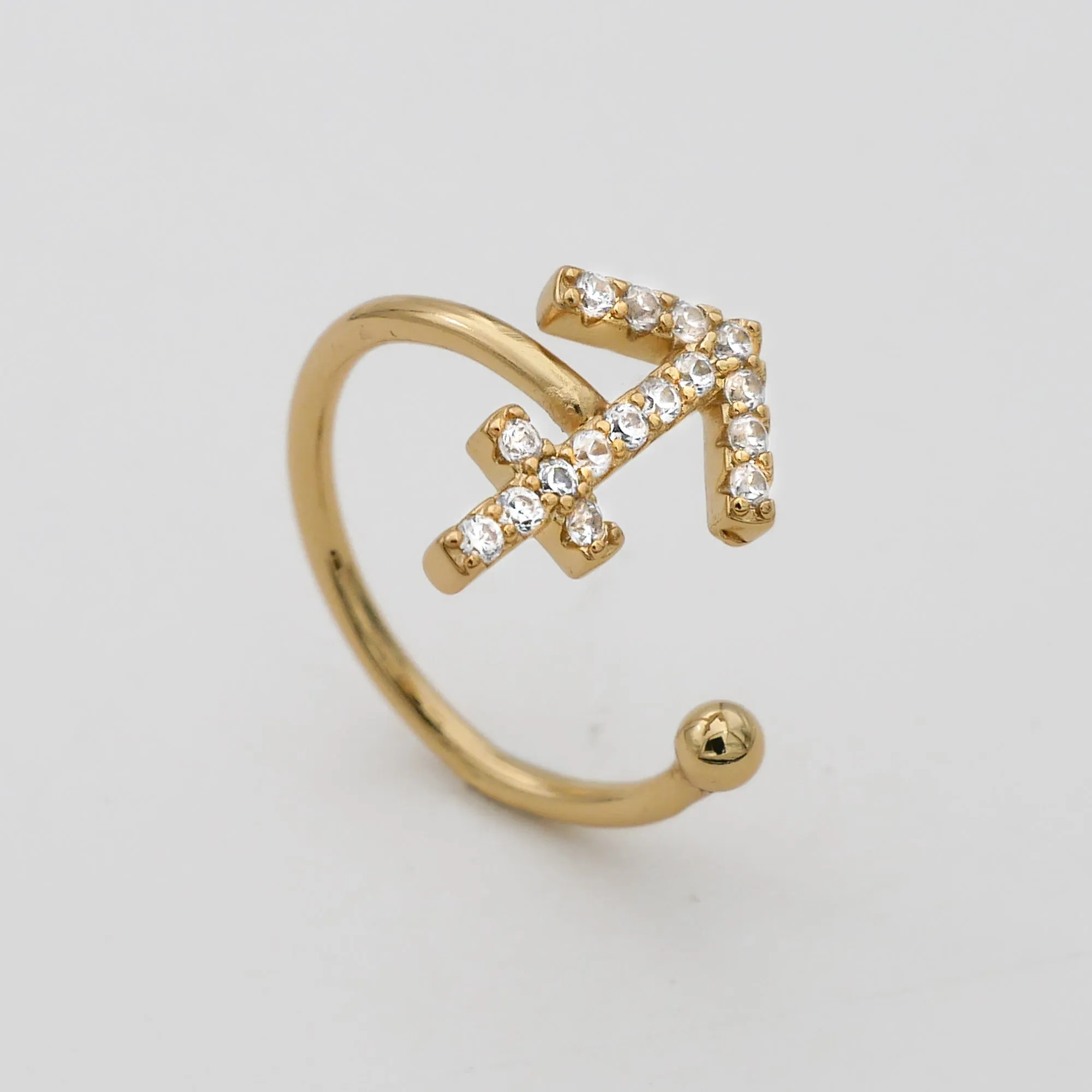 Pave Zodiac Ring sold by PRYA product image thumbnail 4