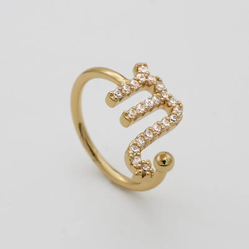 Pave Zodiac Ring sold by PRYA