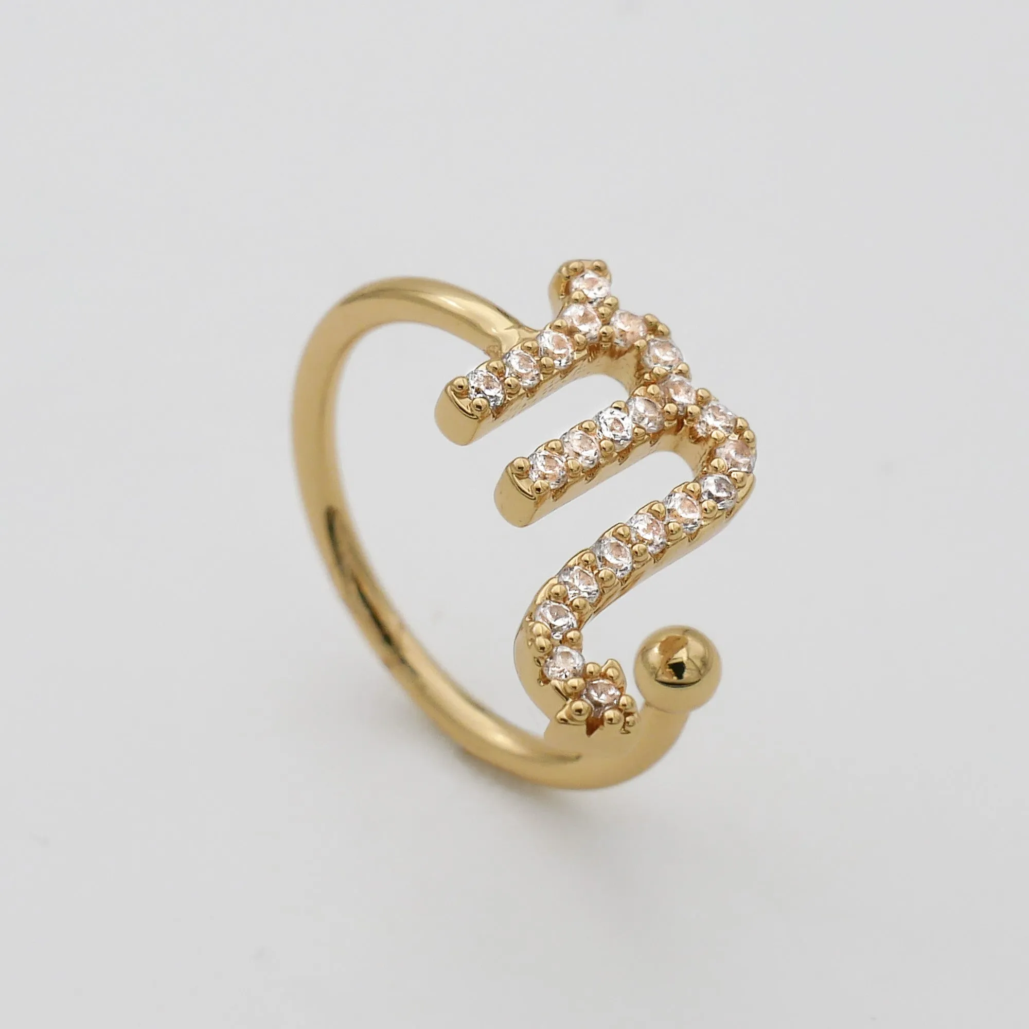 Pave Zodiac Ring sold by PRYA