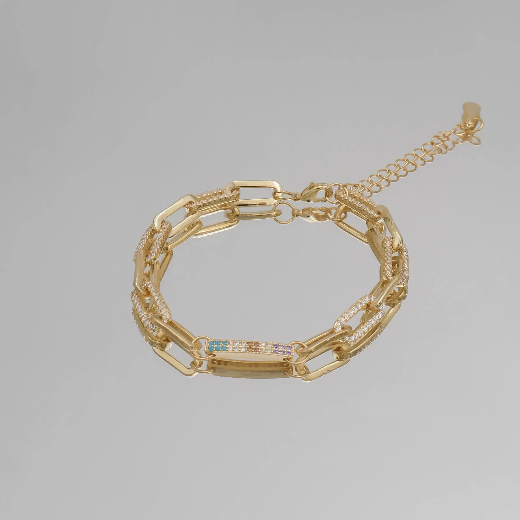 Joelle Paperclip Bracelet sold by PRYA product image thumbnail 3