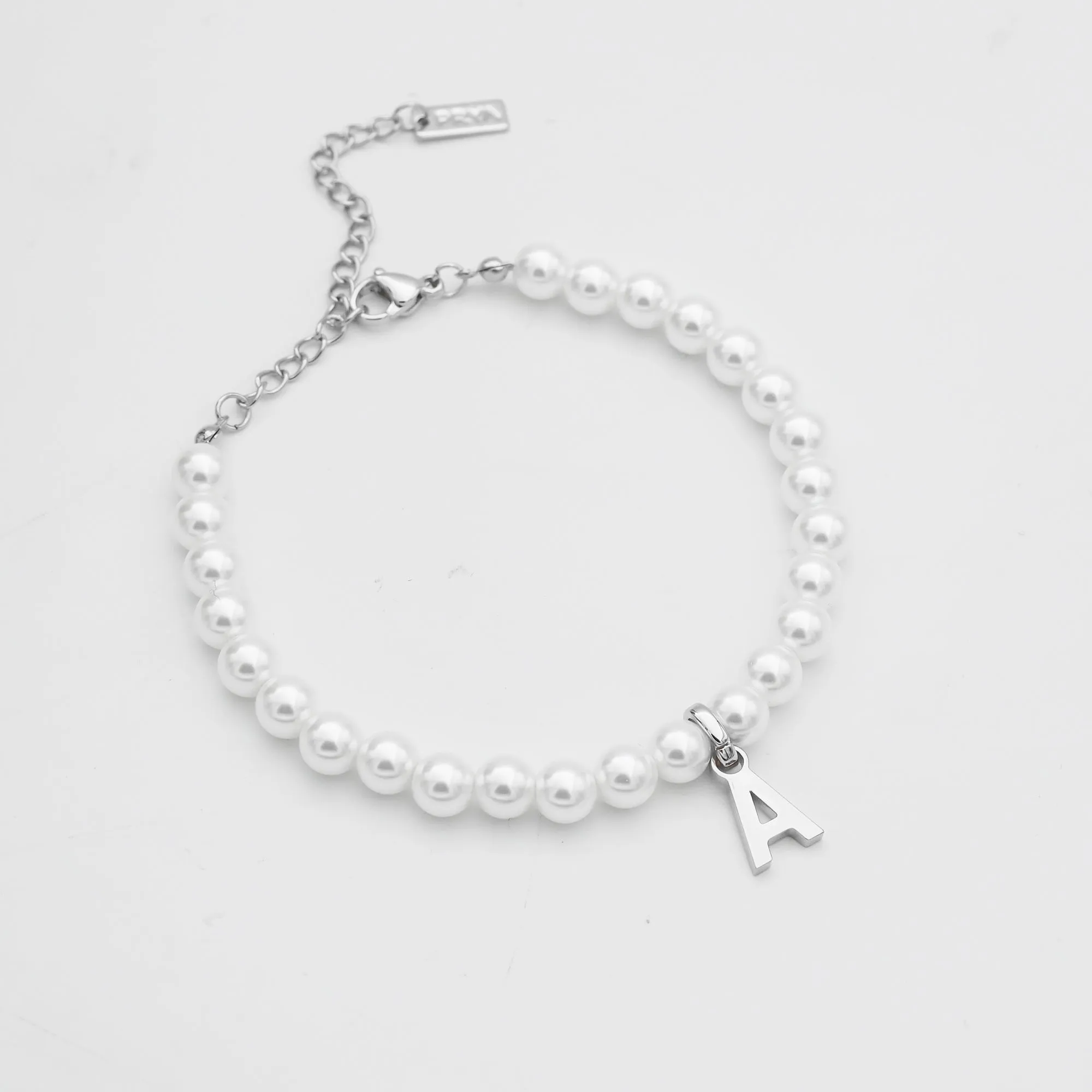 Classic Pearl Initial Bracelet sold by PRYA product image thumbnail 3