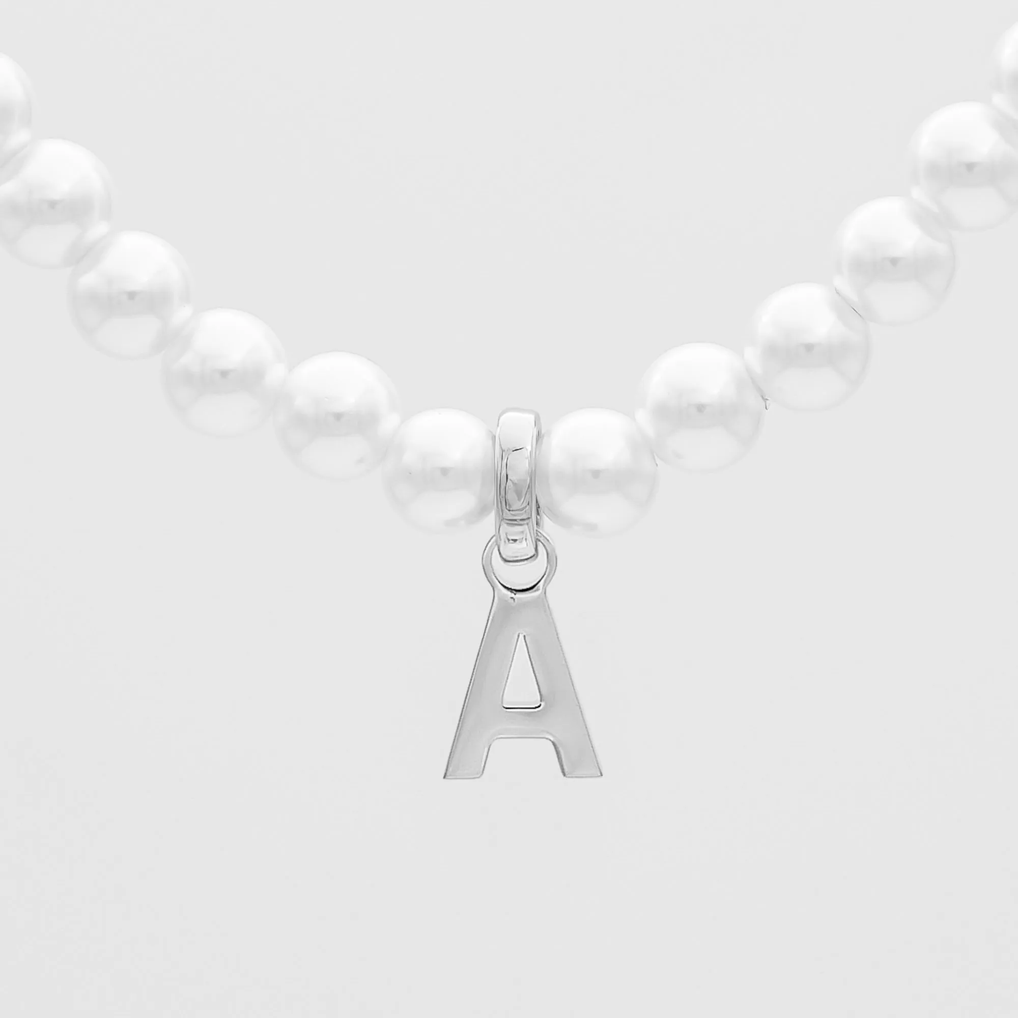 Classic Pearl Initial Necklace sold by PRYA product image thumbnail 2