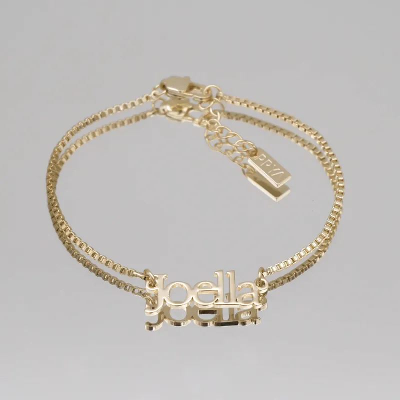 Monaco Custom Name Bracelet sold by PRYA