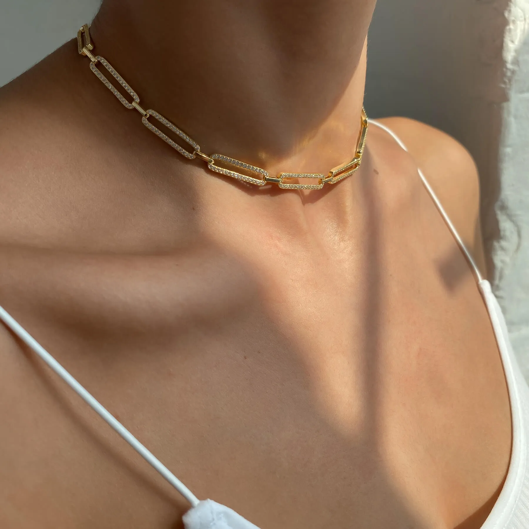 Lyla Link Choker sold by PRYA product image thumbnail 4