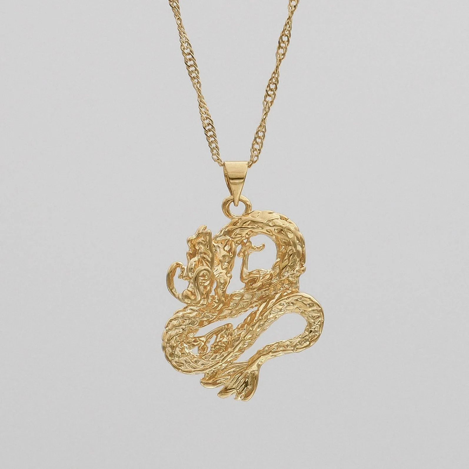 Chinese Dragon Necklace sold by PRYA