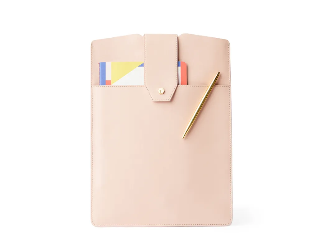 The Daily GENUINE LEATHER Laptop Clutch sold by The Fileist