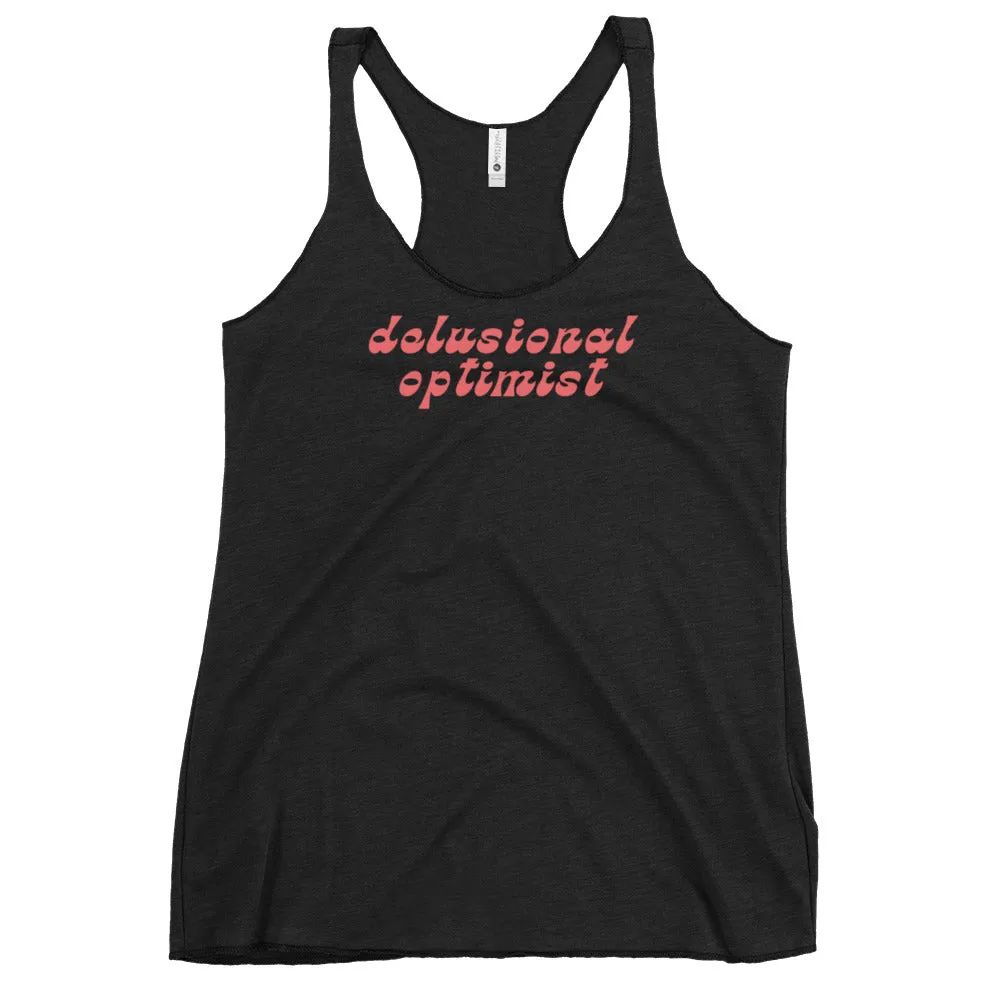 Delusional Optimist - Racerback Tank sold by The Fileist product image thumbnail 3