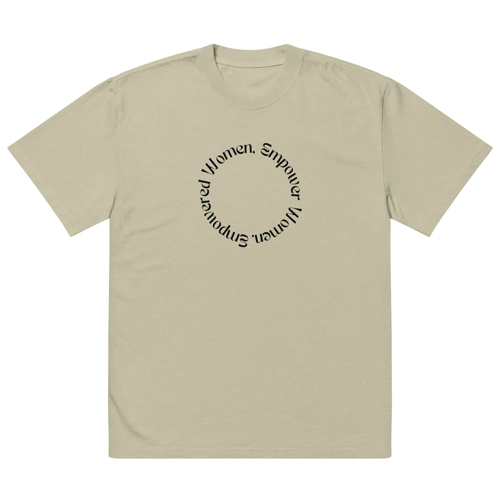 'Women Empowerment' Oversized Faded T-shirt sold by The Fileist product image thumbnail 2