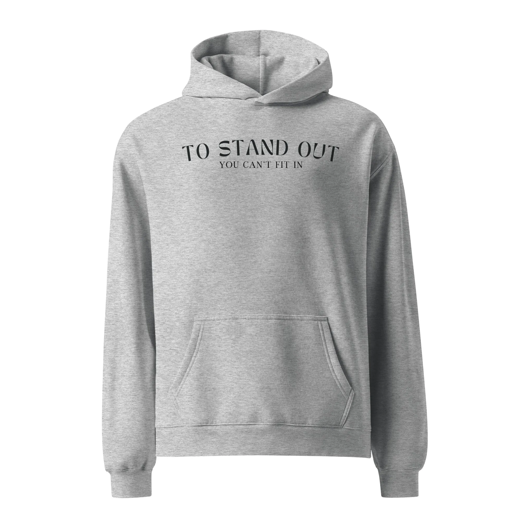 'To Stand Out You Can't Fit In' Unisex oversized hoodie sold by The Fileist product image thumbnail 2