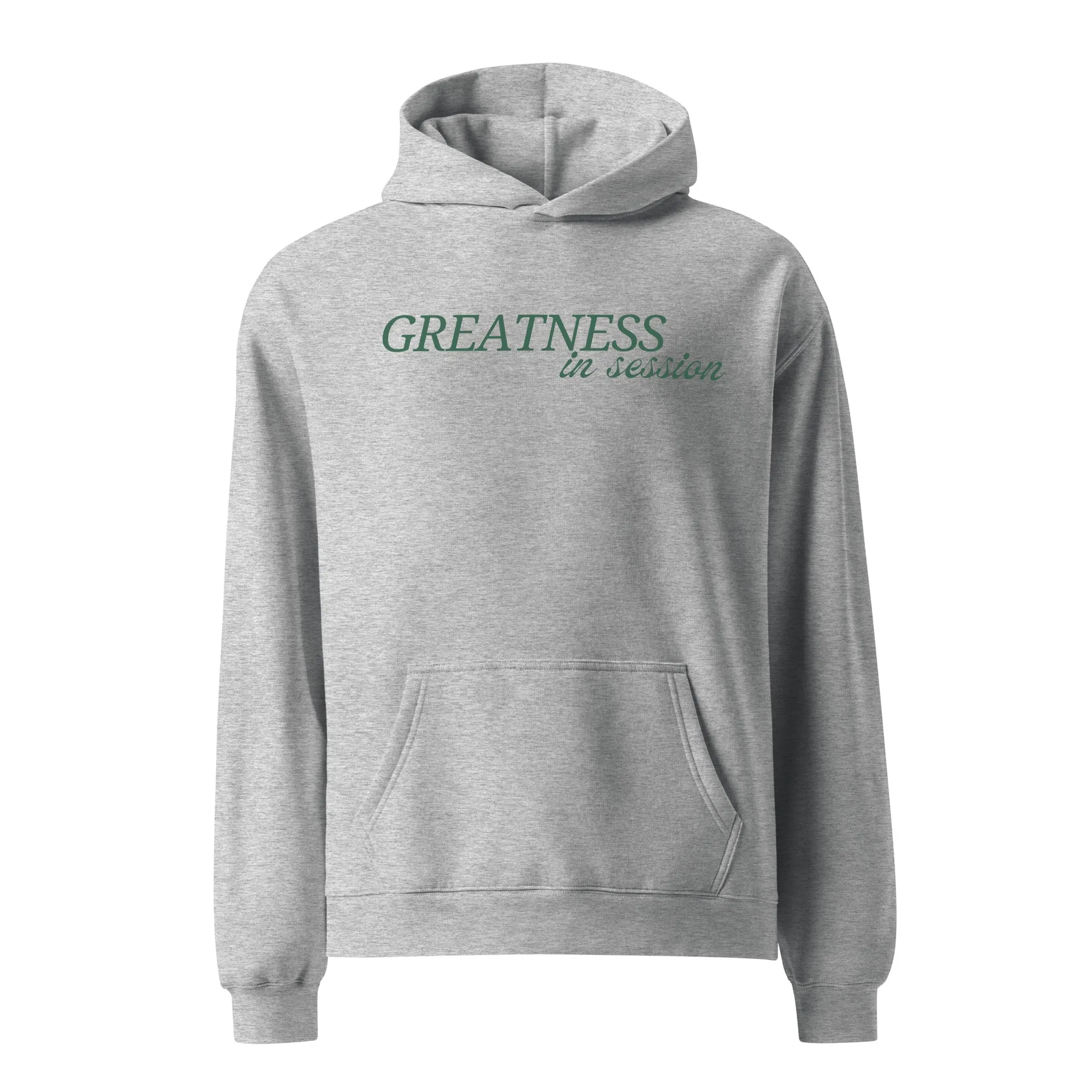 'Greatness in Session' Unisex oversized hoodie sold by The Fileist product image thumbnail 4