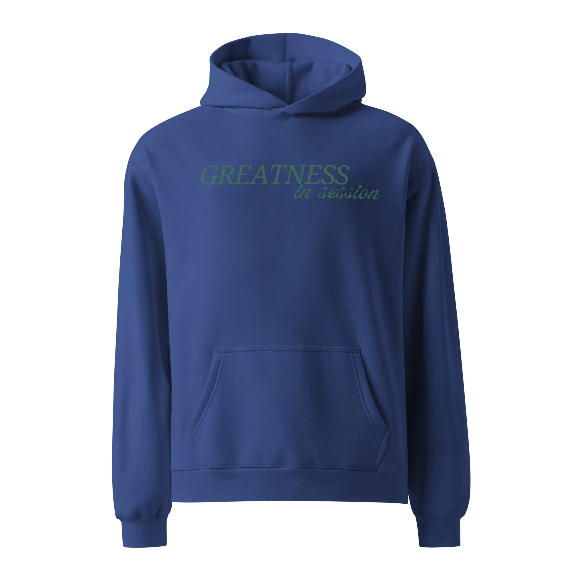 'Greatness in Session' Unisex oversized hoodie sold by The Fileist product image thumbnail 3