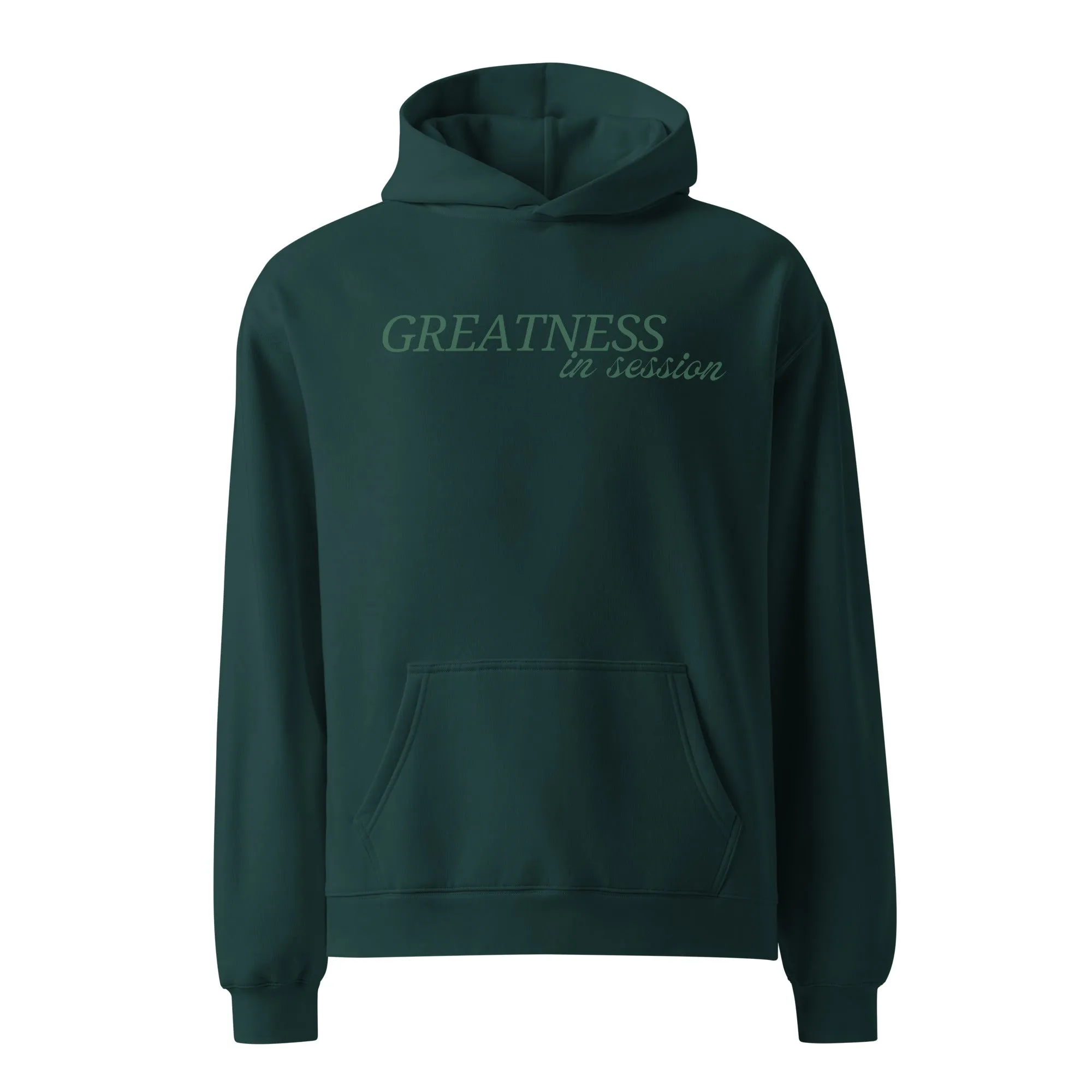'Greatness in Session' Unisex oversized hoodie sold by The Fileist product image thumbnail 2