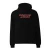'Delusional Optimist' unisex oversized hoodie sold by The Fileist