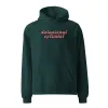 'Delusional Optimist' unisex oversized hoodie sold by The Fileist