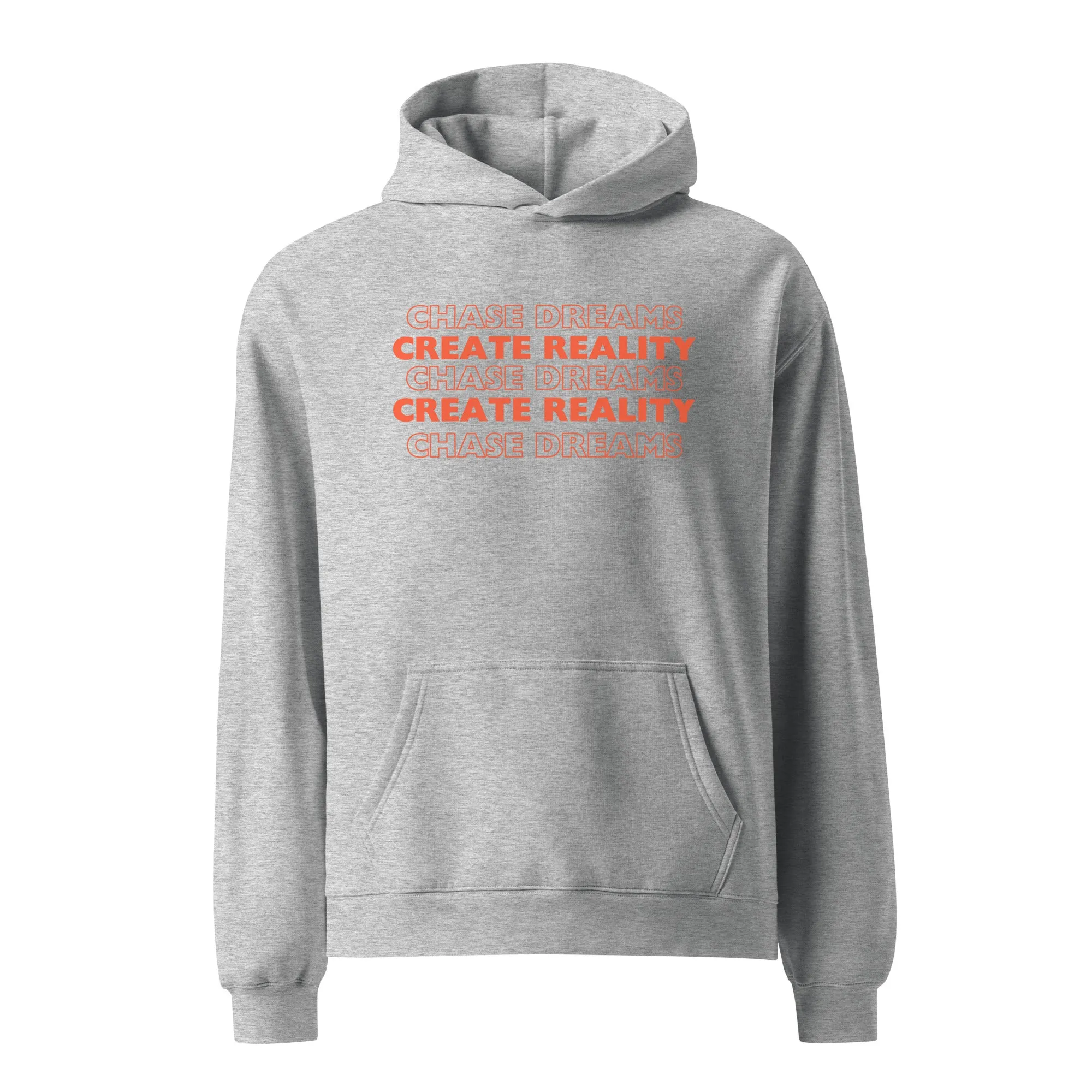 'Chase Dreams, Chase Reality' Unisex oversized hoodie sold by The Fileist product image thumbnail 4
